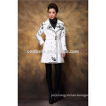 High quality Embroidered Overcoat floral trench coat for Middle East pretty lady